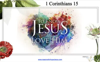 1 Corinthians 15 Bible Study- The Resurrection Chapter