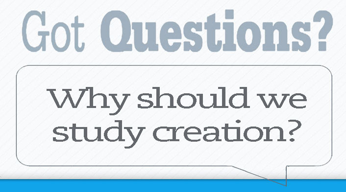 20130218 Why study creation