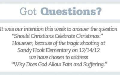 Why does God allow pain and suffering?