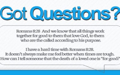 Romans 8:28 For my good? Really?
