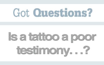 Is a tattoo a poor testimony…?
