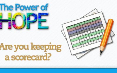 Are you keeping a scorecard?