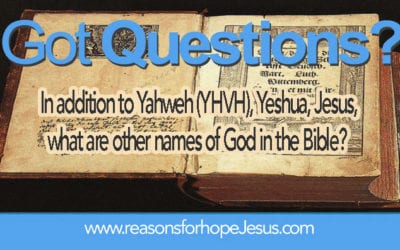 In addition to Yahweh (YHVH), Yeshua and Jesus, what other names for God are in the Bible?
