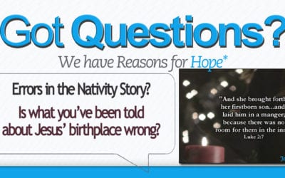 Errors in the Nativity Story?  Is Jesus’ birthplace wrong?