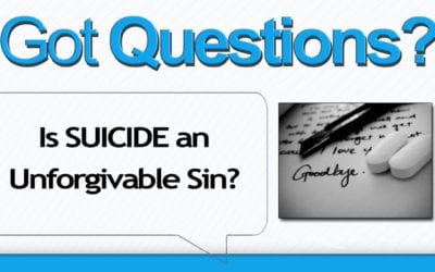 Is SUICIDE an Unforgivable Sin?