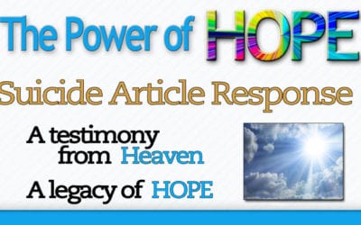 Suicide Article Response-A Testimony of Faith