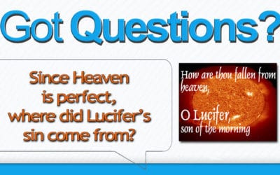 Where did the sin of Lucifer come from?