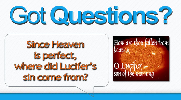 Where did Lucifer's sin come from