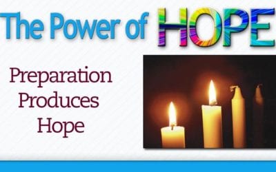 Preparation Produces Hope: Get Prepared!