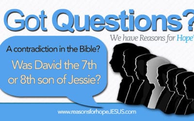 A Contradiction in the Bible?  Was King David the 7th or 8th Son of Jesse?