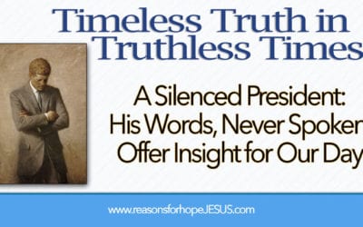 A Silenced President: Kennedy’s Words, Never Spoken, Offer Insight for Our Day