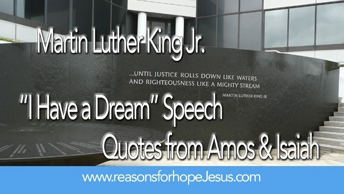 “I Have a Dream” — Martin Luther King Jr. Quoted Amos & Isaiah