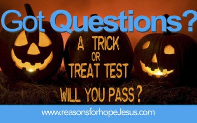 A Trick-or-Treat Test: Three Days (Reformation, All Saints’ & All Souls’ Days)