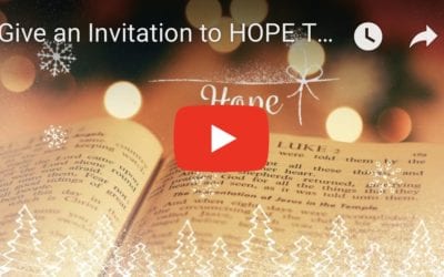 Give an Invitation to HOPE this Christmas!