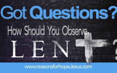 How Should You Observe Lent?