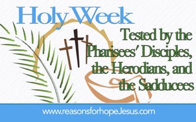 Tested by the Pharisees’ Disciples, the Herodians, and the Sadducees