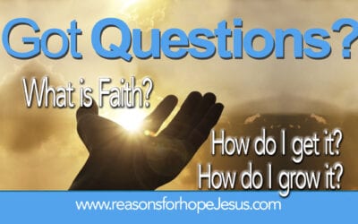 What is Faith? How do I get it? How do I grow it?