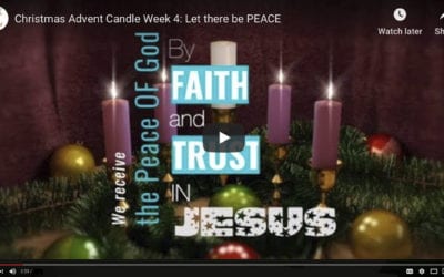 Christmas Advent Candle 4 – PEACE: Pause to Find Peace