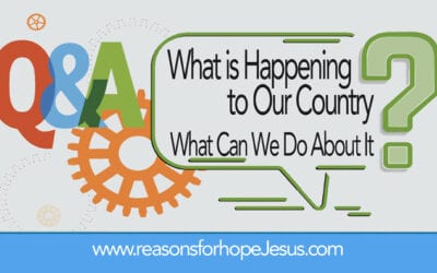 What is Happening to Our Country? What Can We Do About It?