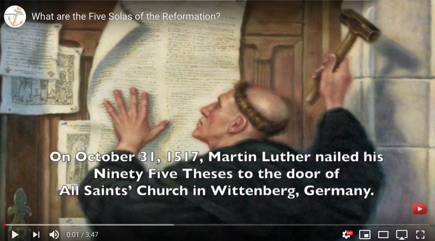 What are Martin Luther’s Five Solas of the Reformation?