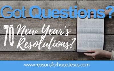 What are “The 70 New Year’s Resolutions?”