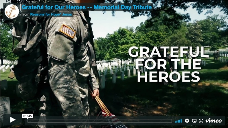Grateful for Our Heroes – Memorial Day Tribute