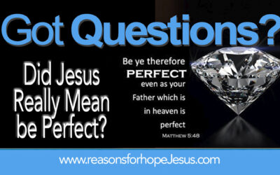 Did Jesus Really Mean “Be Perfect?” (Matthew 5:48)