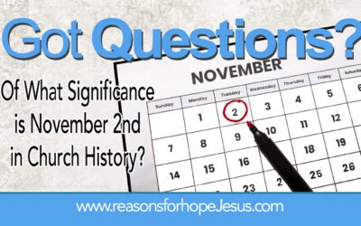 Significance of Nov. 2nd in Church History? (Balfour Declaration)
