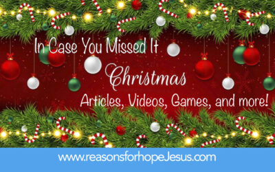 In Case You Missed It: Christmas Articles, Videos, and More!