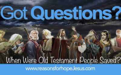 When Were OT People Saved? And Were They Sealed?