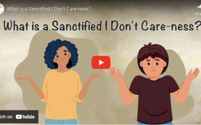 What is a Sanctified I Don’t Care-ness?