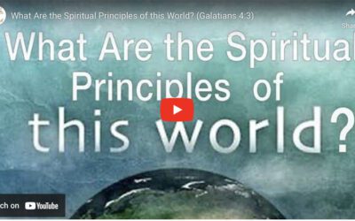What Are the Spiritual Principles of this World?