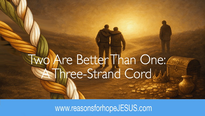 Two Are Better Than One: A Three-Strand Cord